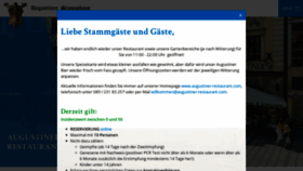 What Augustiner-restaurant.com website looked like in 2021 (2 years ago)