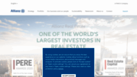 What Allianz-realestate.com website looked like in 2021 (2 years ago)