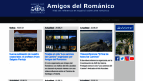 What Amigosdelromanico.org website looked like in 2021 (2 years ago)