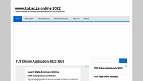 What Applytut.com website looked like in 2021 (2 years ago)