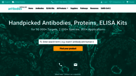 What Antibodies-online.com website looked like in 2021 (3 years ago)