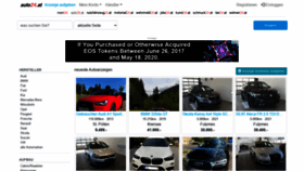 What Auto24.at website looked like in 2021 (2 years ago)