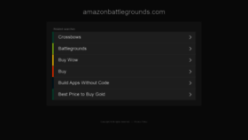 What Amazonbattlegrounds.com website looked like in 2021 (2 years ago)