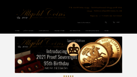 What Allgoldcoins.co.uk website looked like in 2021 (2 years ago)