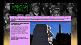 What Africanamericanhistorymonth.gov website looked like in 2021 (2 years ago)