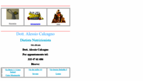 What Alessiocalcagno.com website looked like in 2021 (2 years ago)