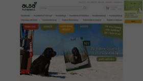 What Alsa-hundewelt.de website looked like in 2021 (2 years ago)