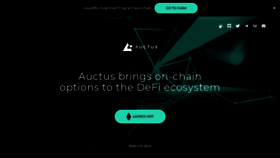 What Auctus.org website looked like in 2021 (2 years ago)