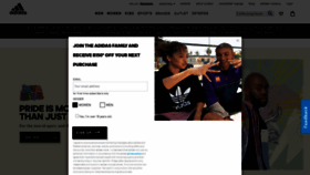 What Adidas.co.za website looked like in 2021 (2 years ago)