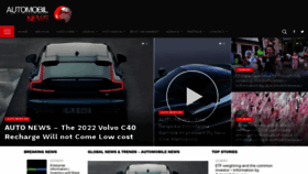 What Automobilnews.eu website looked like in 2021 (2 years ago)