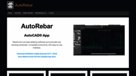What Autorebar.com website looked like in 2021 (2 years ago)