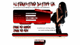 What Alternativedatinguk.co.uk website looked like in 2021 (2 years ago)