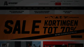 What Aktiesport.nl website looked like in 2021 (2 years ago)