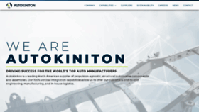 What Autokiniton.com website looked like in 2021 (2 years ago)