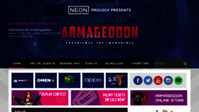 What Armageddonexpo.com website looked like in 2021 (2 years ago)