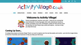 What Activityvillage.co.uk website looked like in 2021 (2 years ago)