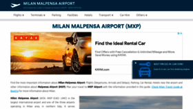 What Airportmalpensa.com website looked like in 2021 (2 years ago)
