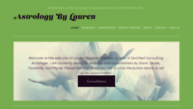 What Astrologybylauren.com website looked like in 2021 (2 years ago)