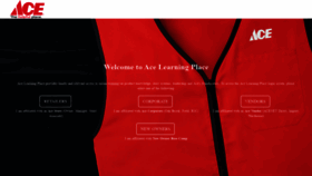 What Acelearningplace.com website looked like in 2021 (2 years ago)