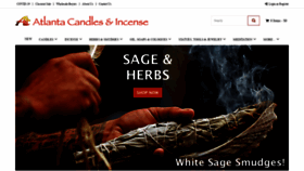 What Atlanta-candles.com website looked like in 2021 (2 years ago)