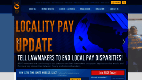 What Afge.org website looked like in 2021 (4 years ago)