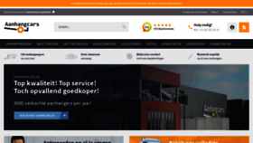 What Aanhangcars.nl website looked like in 2021 (2 years ago)