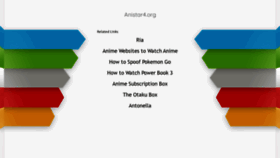 What Anistar4.org website looked like in 2021 (2 years ago)