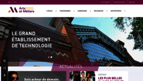 What Artsetmetiers.fr website looked like in 2021 (2 years ago)