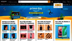 What Amazon.in website looked like in 2021 (2 years ago)
