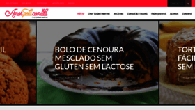 What Amorpelacomida.com.br website looked like in 2021 (3 years ago)