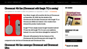 What Allaboutchromecast.com website looked like in 2021 (2 years ago)