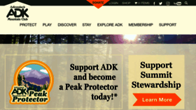 What Adk.org website looked like in 2021 (4 years ago)