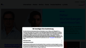 What Axelspringer.de website looked like in 2021 (2 years ago)