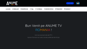 What Anume.ro website looked like in 2021 (4 years ago)