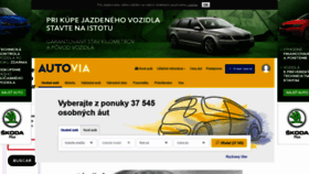 What Autovia.sk website looked like in 2021 (2 years ago)