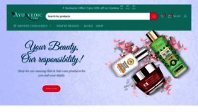 What Ayurvediccure.com website looked like in 2021 (2 years ago)