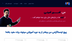 What Amiramini.ir website looked like in 2021 (2 years ago)