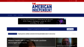 What Americanindependent.com website looked like in 2021 (2 years ago)