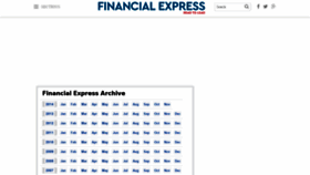 What Archive.financialexpress.com website looked like in 2021 (2 years ago)