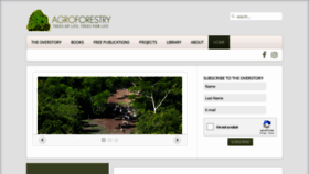 What Agroforestry.net website looked like in 2021 (2 years ago)