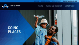 What Albanyairport.com website looked like in 2021 (2 years ago)