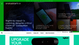 What Androidcentral.com website looked like in 2021 (2 years ago)