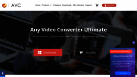 What Any-video-converter.com website looked like in 2021 (2 years ago)