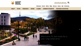 What Anu.edu.au website looked like in 2021 (2 years ago)