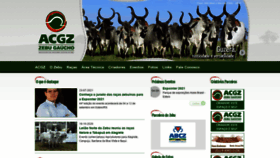 What Acgz.com.br website looked like in 2021 (2 years ago)