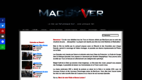 What Angusmacgyver.fr website looked like in 2021 (2 years ago)