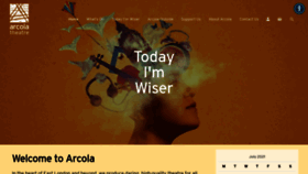 What Arcolatheatre.com website looked like in 2021 (2 years ago)