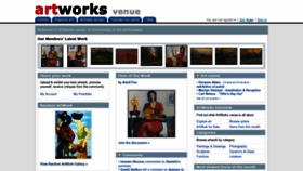 What Artworksvenue.com website looked like in 2021 (2 years ago)