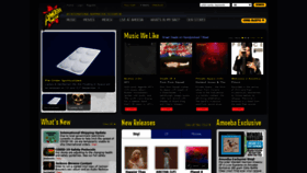 What Amoebamusic.com website looked like in 2021 (2 years ago)