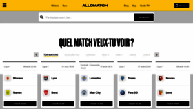 What Allomatch.com website looked like in 2021 (2 years ago)